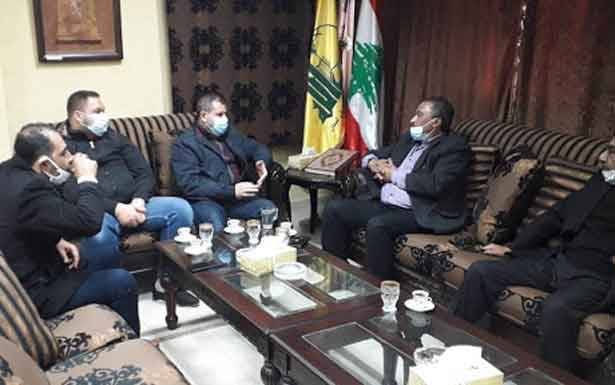 مسؤول حزب الله في صيدا التقى وفداً من «الشعب الفلسطيني»: لوحدة الصف