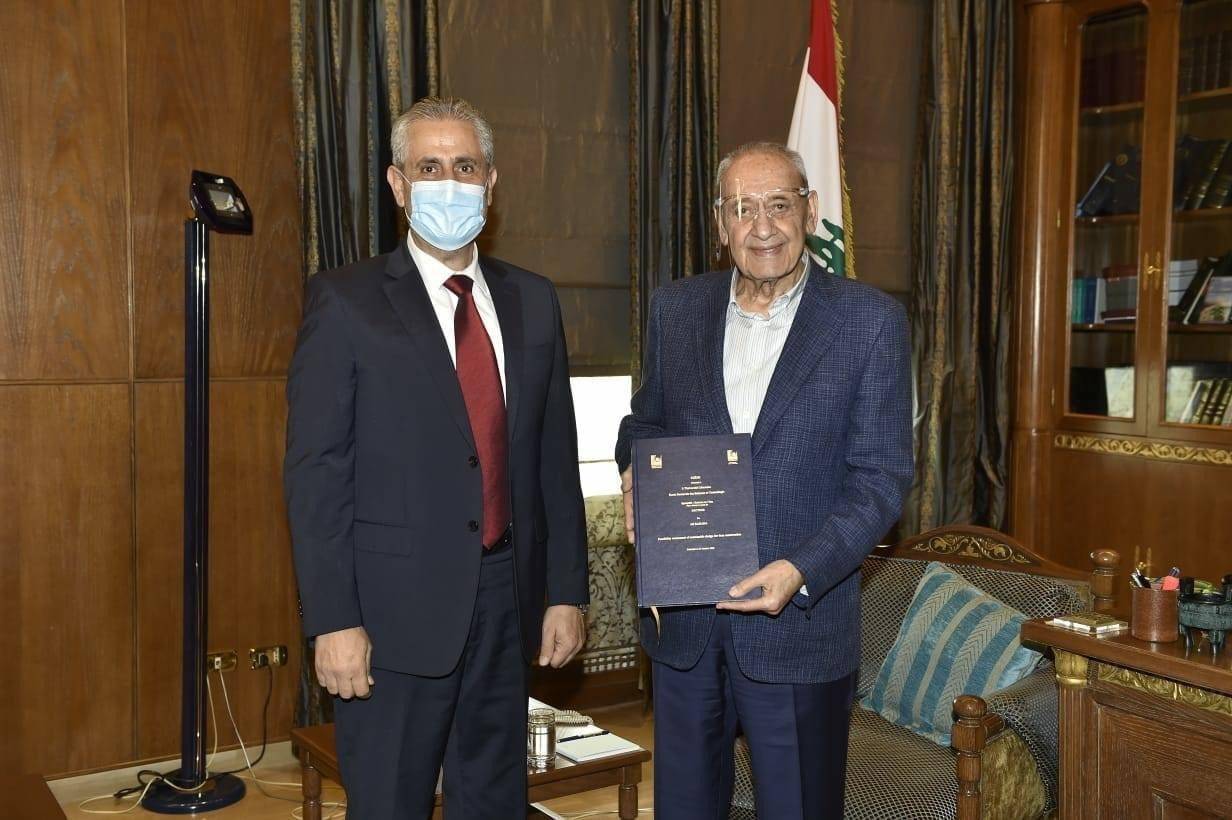 نبيه بري يستقبل مسؤول مكتب العلاقات الخارجية والمغتربين المركزي علي بردى