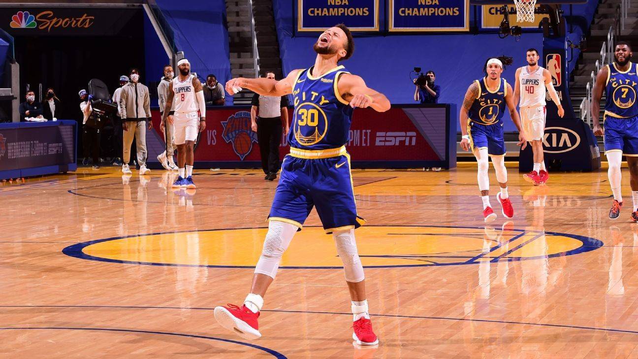 الـ:NBA كوري يـقود غولــدن ستايـت للفوز عـلــى كـليبرز
