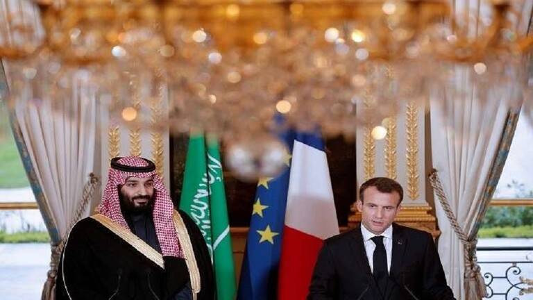 محمد بن سلمان وماكرون يبحثان العلاقات السعودية الفرنسية