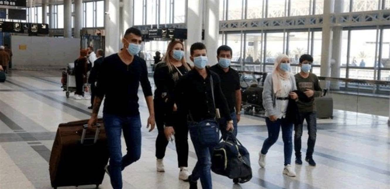 15 حالة ايجابية وصلت الى بيروت في 12 الحالي