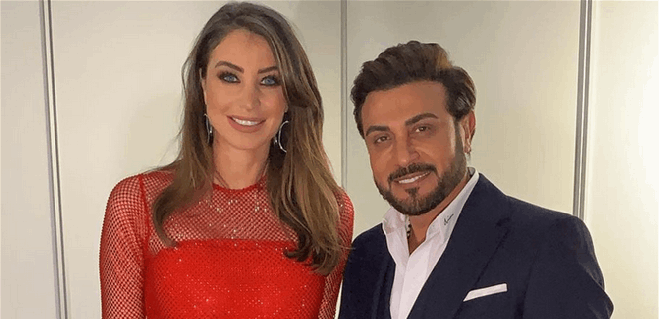 فيديو يُحدث ضجة.. ماجد المهندس يُفاجئ أنابيلا هلال بقبلة!