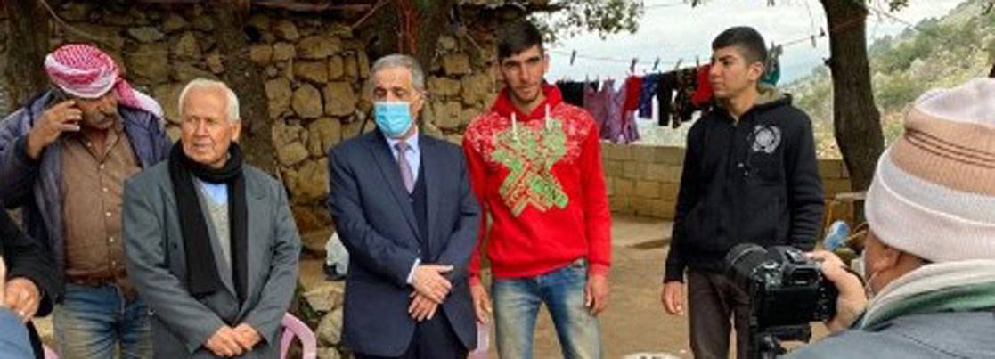 زار عائلة زهرة في مزرعة بسطرة