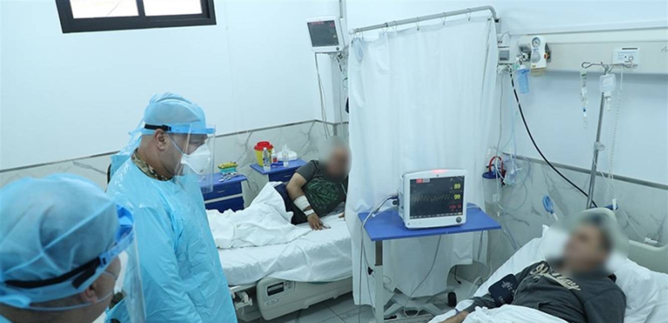 قائد الجيش تفقد مرضى الوباء في المستشفى العسكري... هذا ما قاله