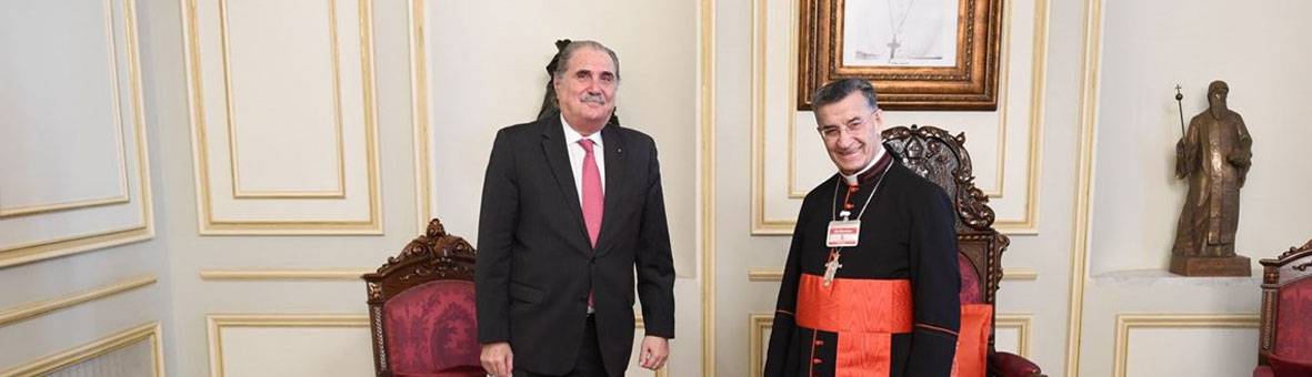 الراعي التقى جريصاتي