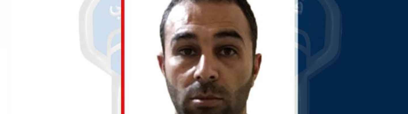 تعميم صورة موقوف بجرم السلب بقوة السلاح