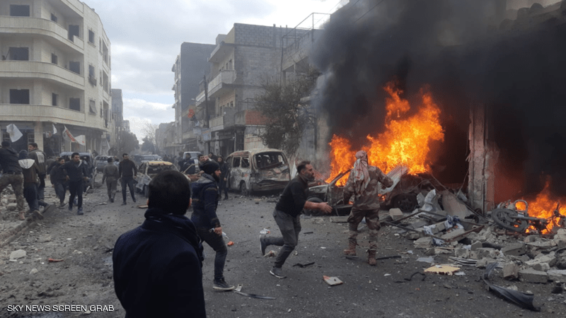 قتلى وجرحى في انفجار سيارة مفخخة بريف حلب