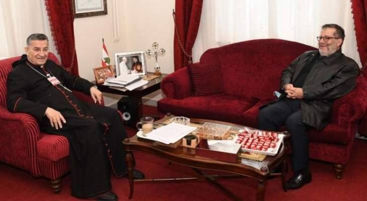 موفد جعجع زار الراعي وأكد متانة العلاقة بين القوات اللبنانية والصرح البطريركي