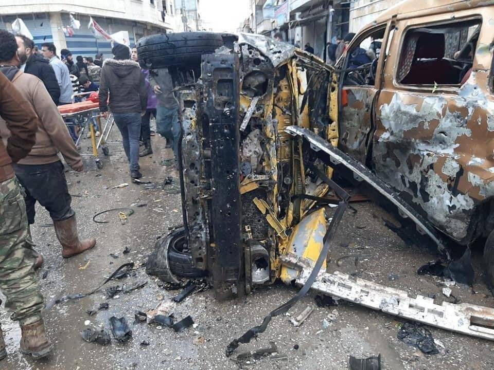 قتلى وجرحى بانفجار سيارة مفخخة في مدينة أعزاز شمال سوريا