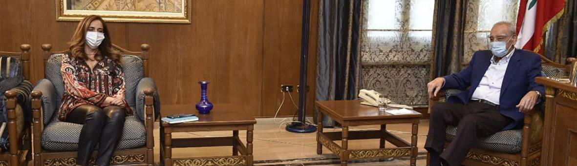 بري بحث المستجدّات السياسيّة والأمنيّة مع عكر واللواء ابراهيم