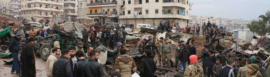 شهداء وجرحى بانفجارِ سيارة مفخخة في عفرين شمال حلب