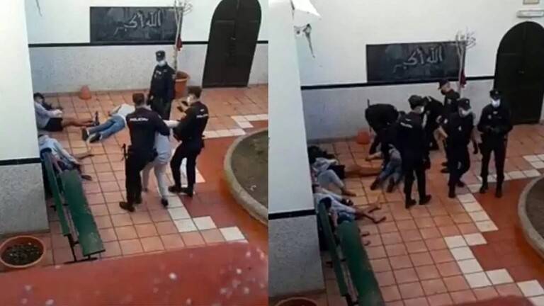 فيديو يثير ضجة واسعة.. الشرطة الإسبانية  تعتدي بوحشية على قاصرين مغاربة!