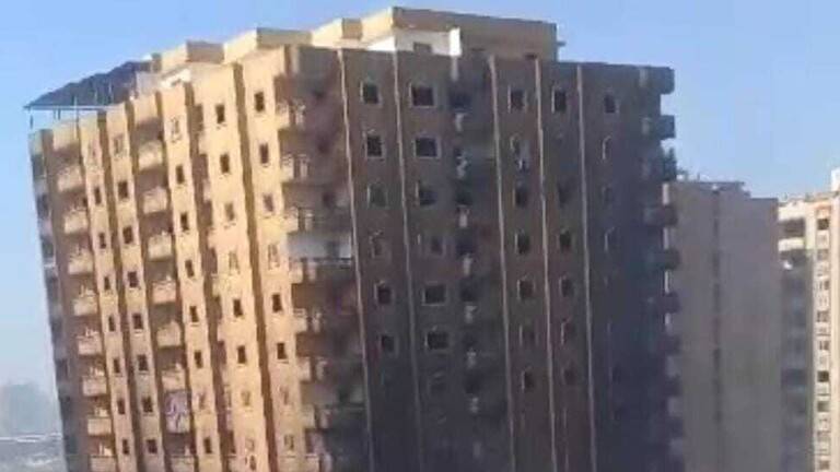 مصر.. استمرار حريق "برج الدائري" لليوم السادس على التوالي والاستعداد لسقوطه