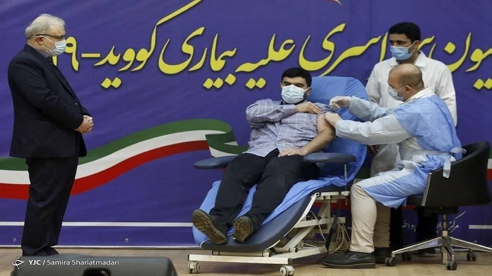 أي لقاح إستخدمت إيران للبدأ بحملة التطعيم ضد كورونا؟