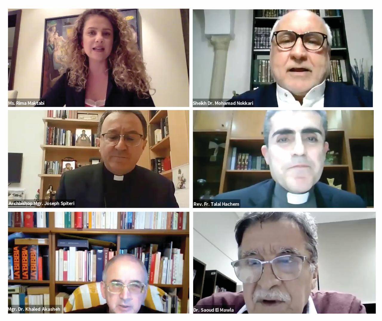طاولة مستديرة نظمتها جامعة الروح القدس – الكسليك تخللها إطلاق كرسي "الأخوّة الإنسانية" في حرمها