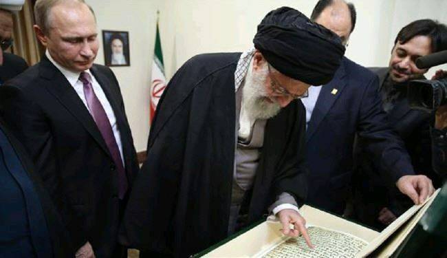 رسالة من خامنئي إلى بوتين
