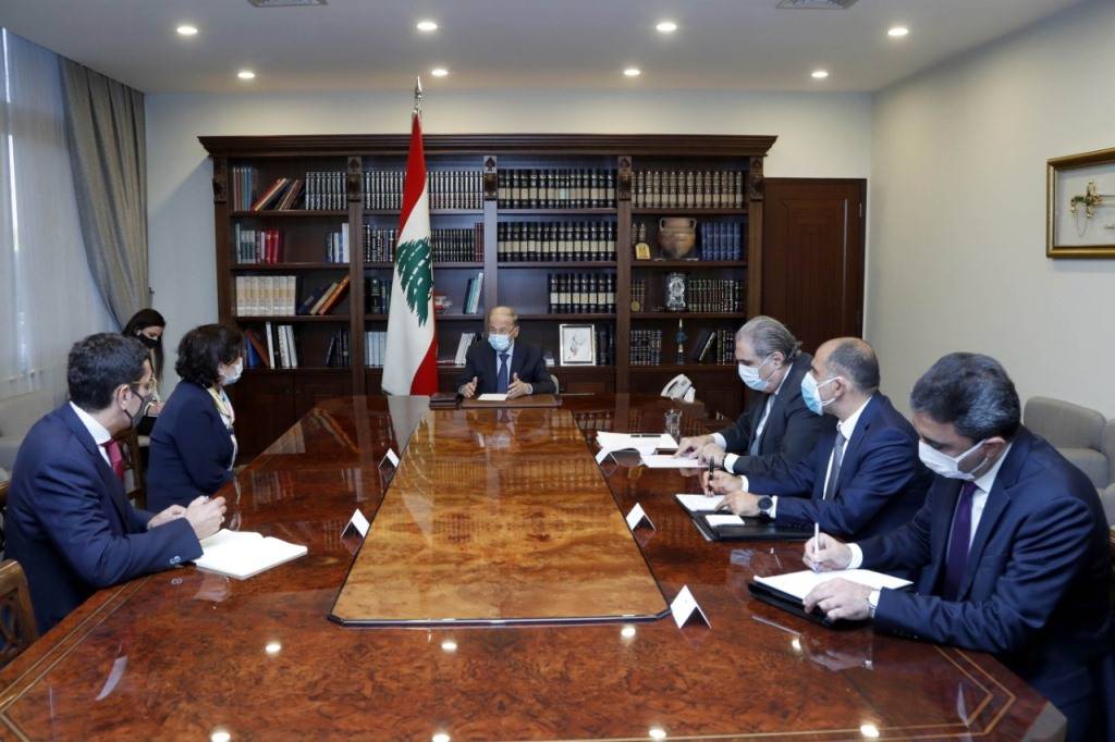 ماذا بحث عون مع كل من نائبة المنسق الخاص للأمم المتحدة ووزير التربية؟