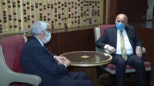 وزير الخارجية الليبي يلتقي مدير المخابرات العامة المصرية