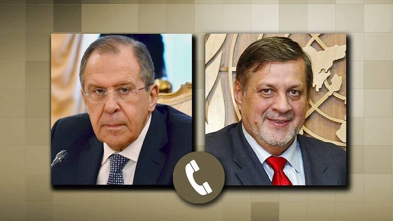 لافروف يبحث الأزمة الليبية مع المبعوث الأممي الجديد