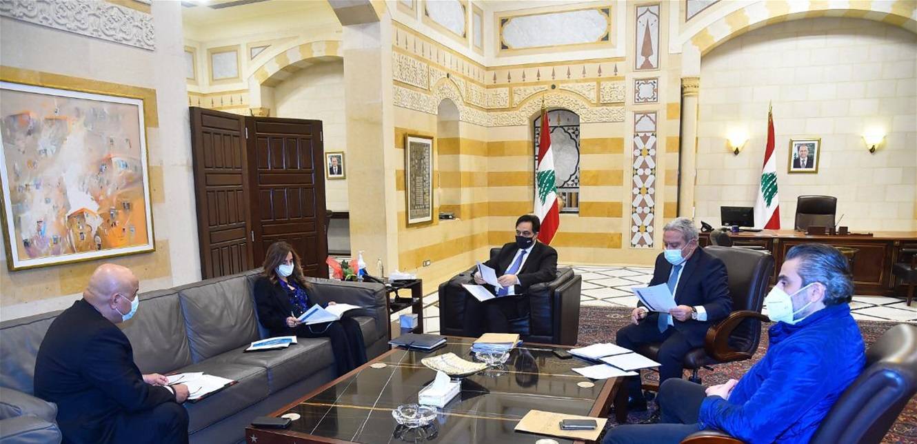 دياب استقبل كومار جاه و تباحثا في مساعدات البنك الدولي