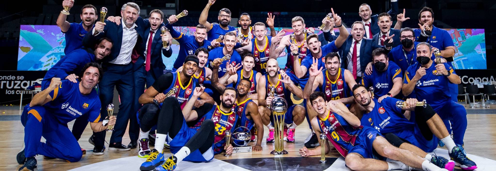 برشلونة بطلاً لكأس إسبانيا في كرة السلة على حساب غريمه ريال مدريد