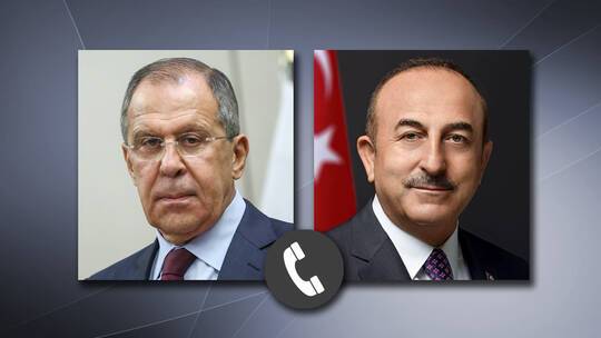 لافروف وتشاووش أوغلو يبحثان جهود روسيا وتركيا للقضاء على الإرهاب في إدلب