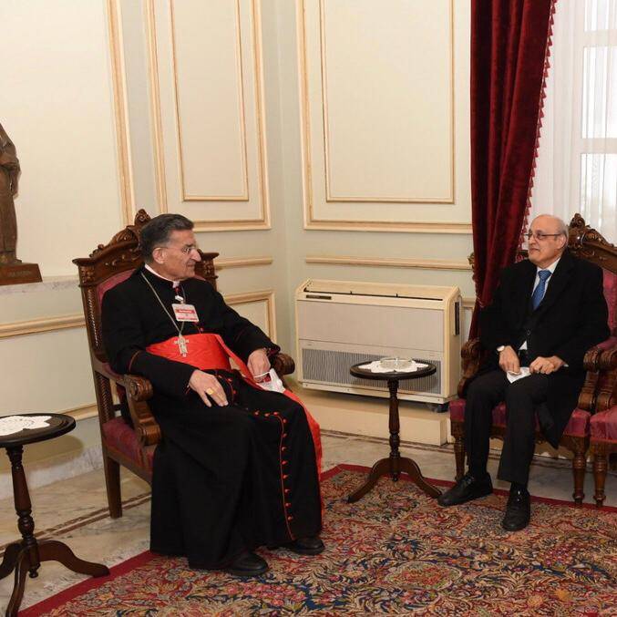 أبو شرف التقى البطريرك الراعي وعرض معه الأوضاع الصحيّة في البلاد