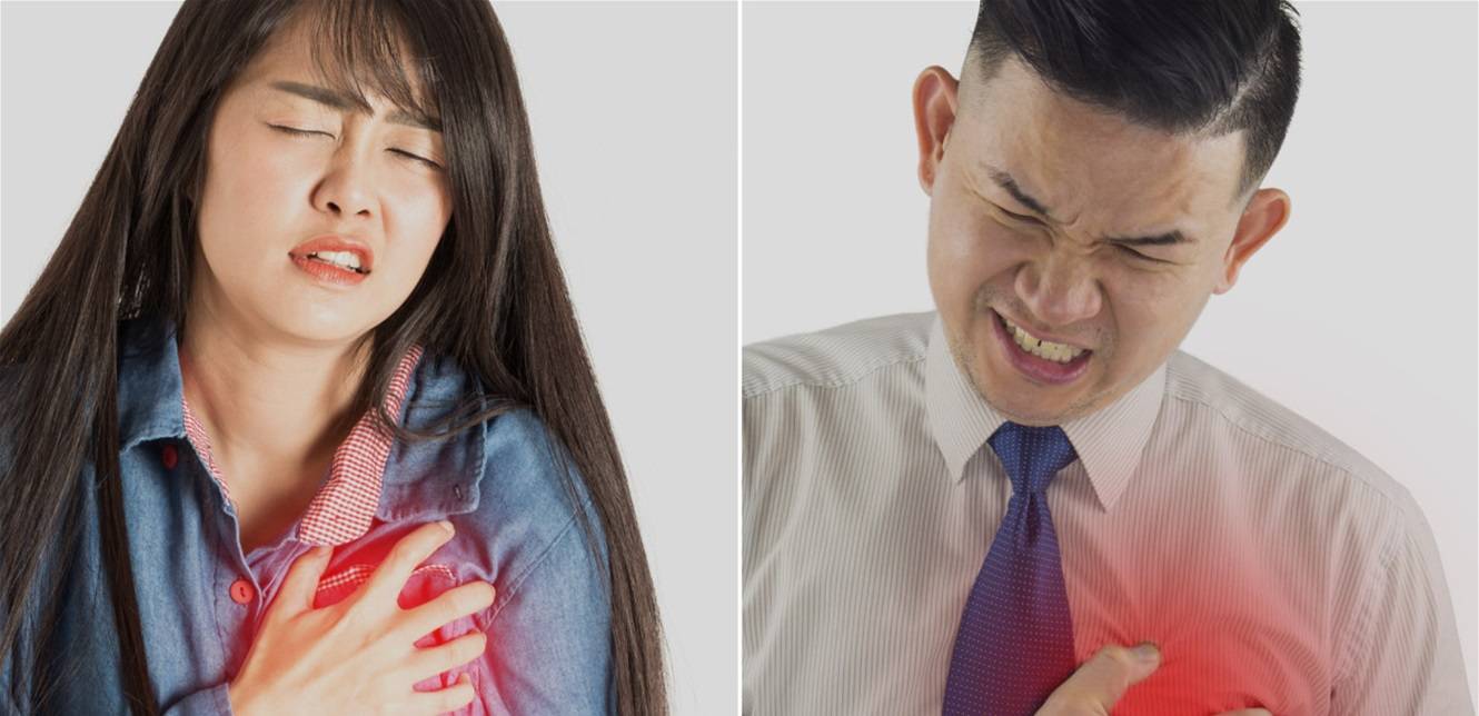 أعراض الأزمة القلبية تختلف بين الرجال والنساء