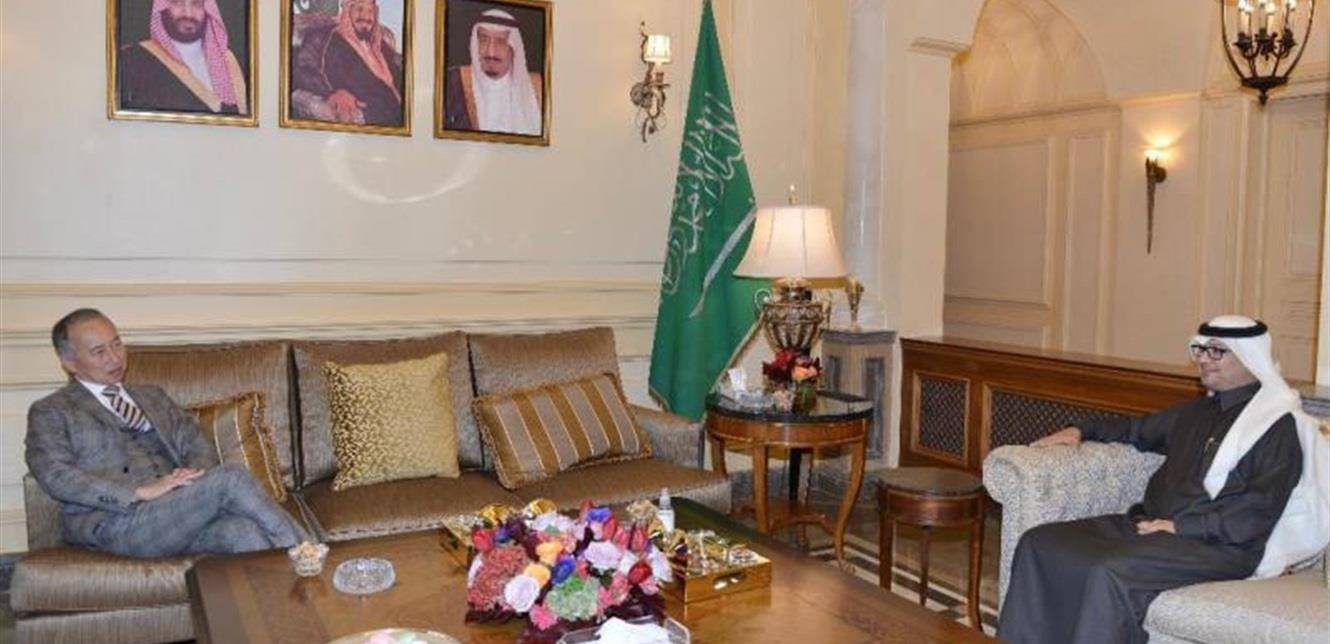 بخاري استقبل السفير الياباني