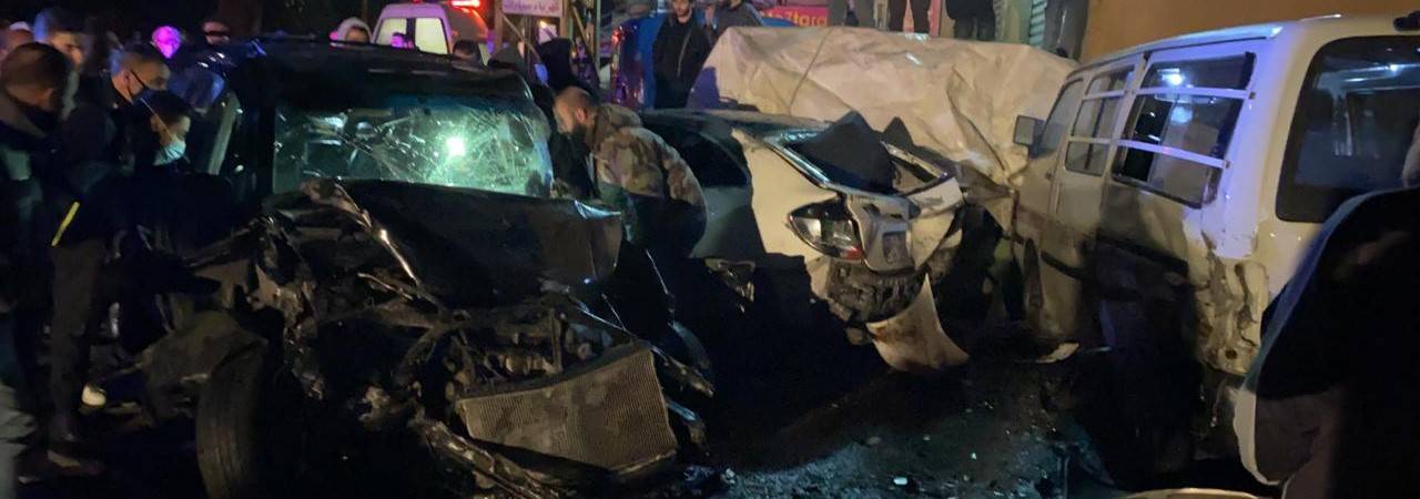 قتيلة و6 جرحى في حادث سير على أوتوستراد دير الزهراني