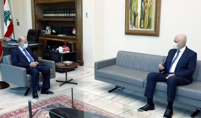 الرئيس عون التقى النائب بانو وعرض معه الأوضاع السياسية العامة