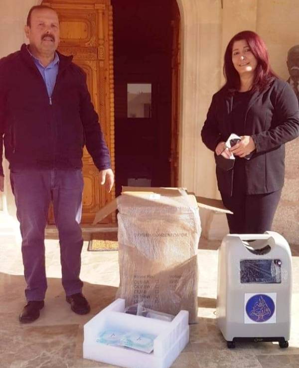 جهاز أوكسيجين من الرابطة المارونية إلى بلدية داربعشتار