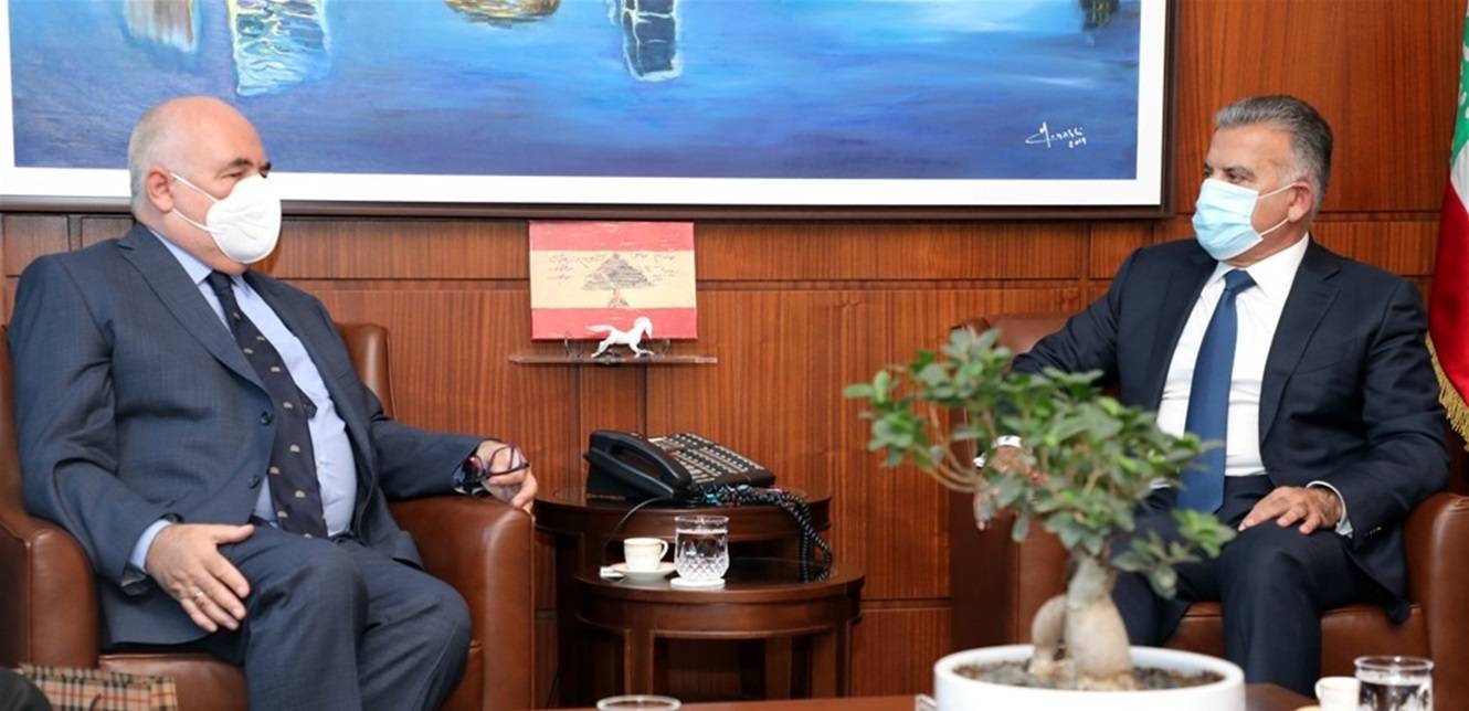 ابراهيم استقبل سفير جمهورية تشيكيا في لبنان