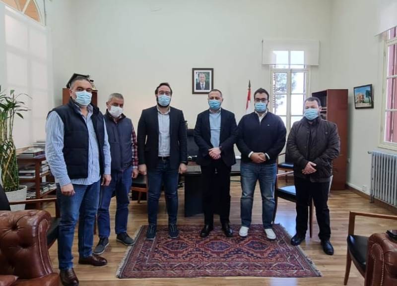 ماذا بحث وفد رجال الأعمال في صيدا مع رئيس إتحاد بلديات جزين؟