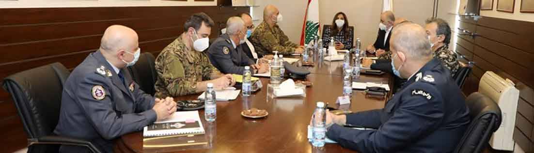 اجتماع في وزارة الدفاع للبحث في موازنات الأجهزة العسكرية والأمنية