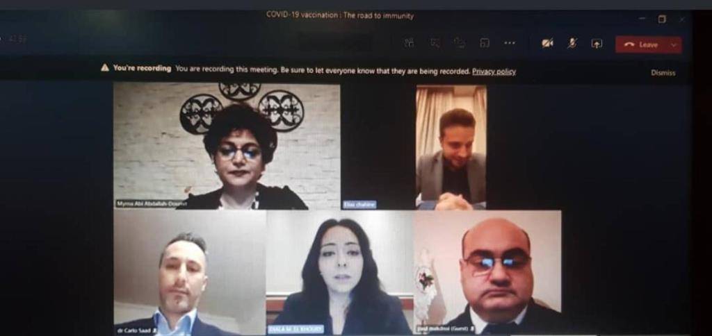 ندوة عن اللقاح ودور الممرضين ومصوري الأشعة واختصاصيي العلاج الفيزيائي