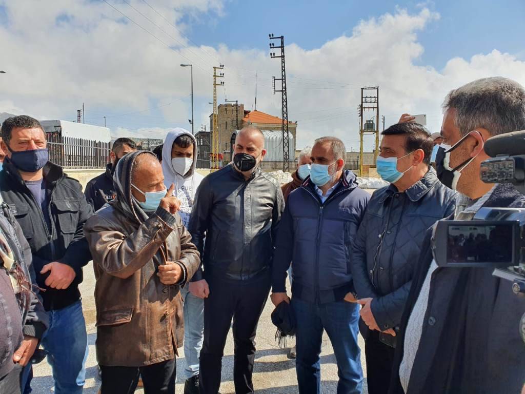 نجار تفقد مركز جرف الثلوج في ضهر البيدر