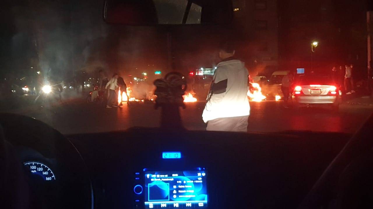 حالة الطرق في عدد من المناطق اللبنانية مساء اليوم