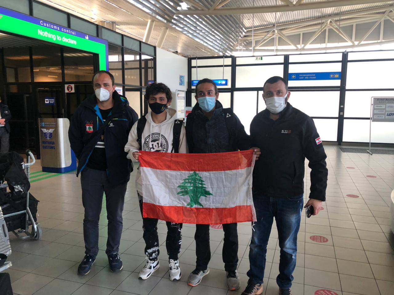 بعثة لبنان للناشئين للتزلج الألبي تشارك ببطولة العالم في بلغاريا