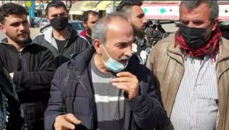 إعتصام في حلبا ودعوة المواطنين للنزول الى الشارع
