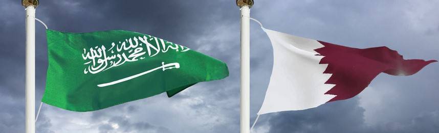 رسالة من العاهل السعودي الى أمير قطر