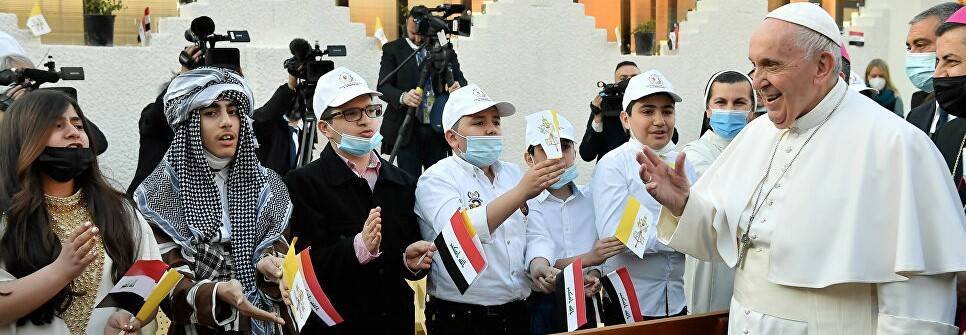 عائلة مسيحية واحدة استقبلت بابا الفاتيكان في مدينة أور التاريخية