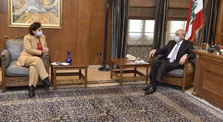 بري استقبل رشدي وعبد الصمد وعكر:الإنتهاكات الإسرائيلية خرق للقرار 1701