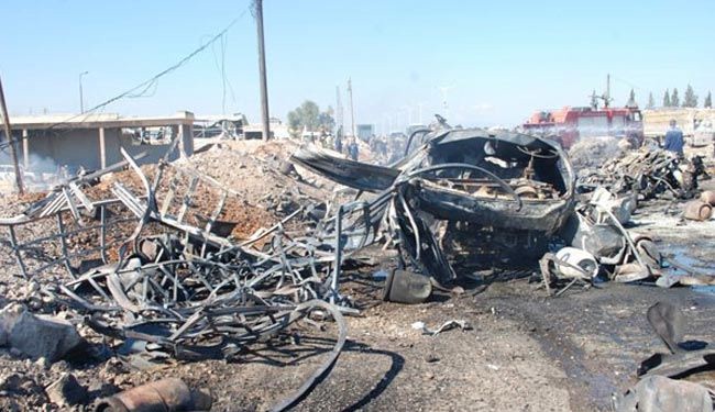 انفجار شاحنة مفخخة بمدينة حماة السورية