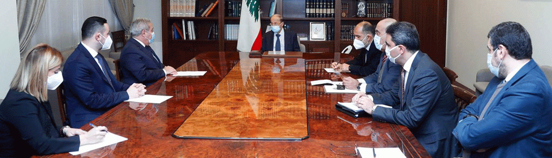 عون اطلع من وزير «الشؤون» على نتائج زيارة دمشق