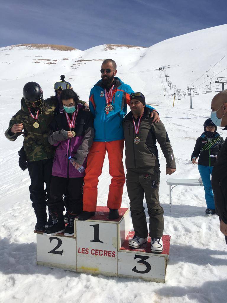 بطولة لبنان في السنوبورد : الألقاب لطوق وفخري وعون