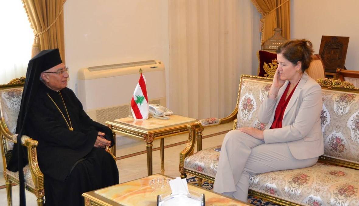 العبسي عرض مع السفيرة الاميركية للاوضاع اللبنانية والاقليمية
