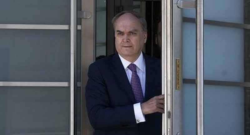 بدء التشاور مع سفير روسيا لدى الولايات المتحدة بمقر الخارجية في موسكو