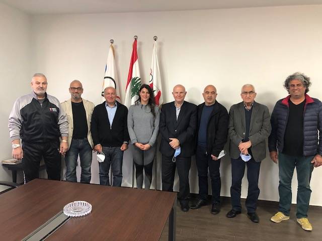 جلخ وأعضاء اللجنة التنفيذية للأولمبية اللبنانية
ناقشوا مع الرامية باسيل تحضيرات «طوكيو 2020»