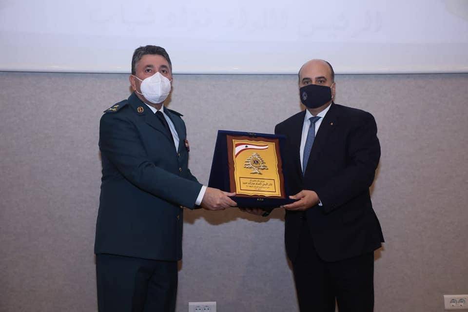 الليونز كرمت الرئيس فؤاد شهاب برعاية قائد الجيش جوني: المؤسسة العسكرية تدعم كل لبناني ودرع يحمي الوطن دائما